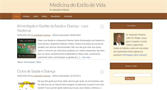 Desktop Screenshot of medicinadoestilodevida.com.br
